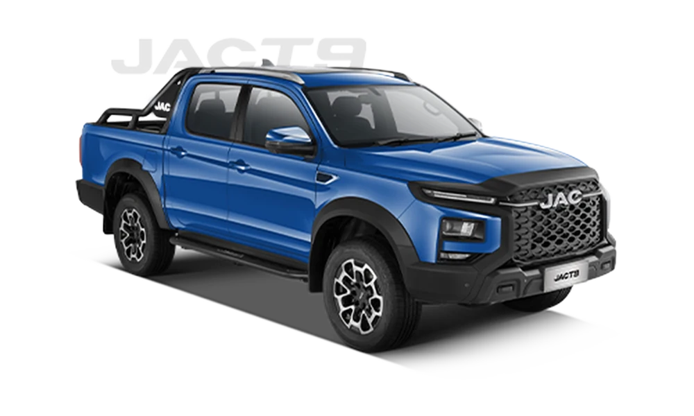 JAC T9, vista exterior en color azul
